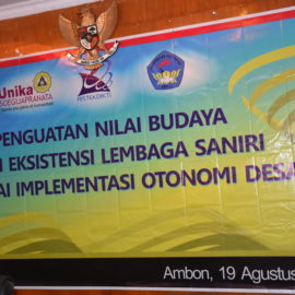 WORKSHOP PENGUATAN PENILAIAN BUDAYA DAN EKSISTENSI LEMBAGA SANIRI SEBAGAI IMPLEMENTASI OTONOMI DESA WORKSHOP PENGUATAN PENILAIAN BUDAYA DAN EKSISTENSI LEMBAGA SANIRI SEBAGAI IMPLEMENTASI OTONOMI DESA