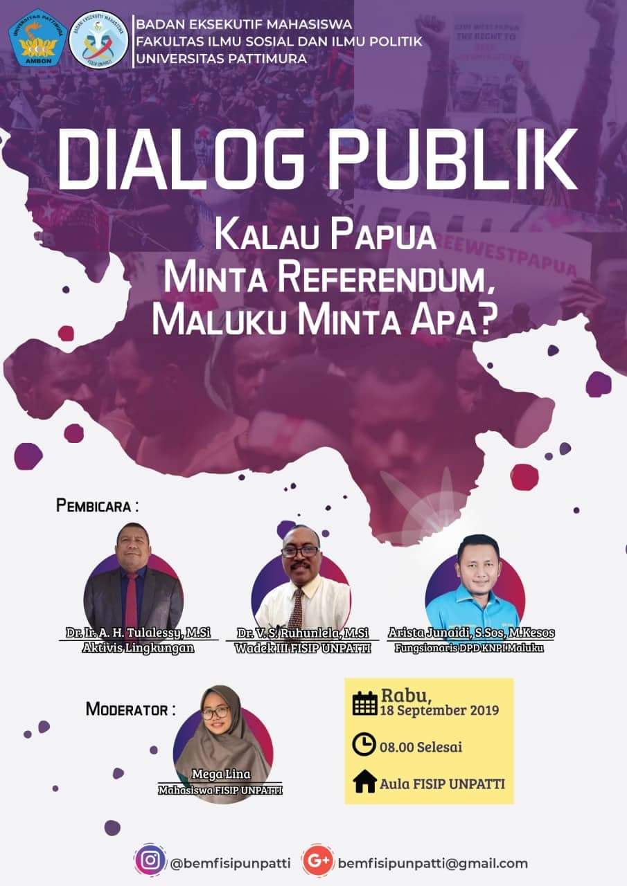 Dialog Publik Fakultas Ilmu Sosial Dan Ilmu Politik